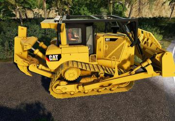 BullDozer CATERPILLAR D8T SDM version 1.0.0.0 for Farming Simulator 2019 (v1.4.1.0)