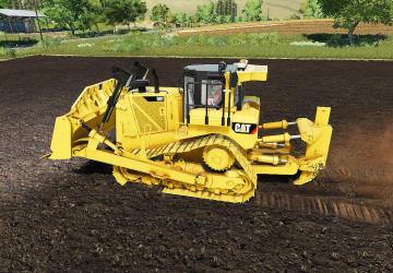 BullDozer CATERPILLAR D8T SDM version 1.0.0.0 for Farming Simulator 2019 (v1.4.1.0)