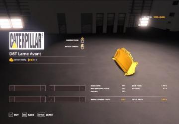 BullDozer Caterpillar D8T SDM strobes version 1.0.0.0 for Farming Simulator 2019 (v1.5.х)