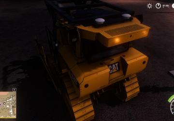 BullDozer Caterpillar D8T SDM strobes version 1.0.0.0 for Farming Simulator 2019 (v1.5.х)