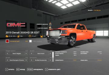 C&J 19 GMC Denali 3500HD All Terrian version 1.4.0 for Farming Simulator 2019 (v1.6.0.0)
