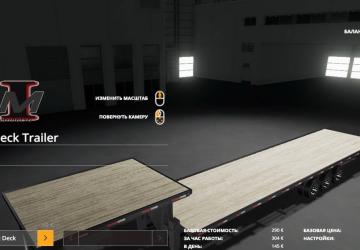 C&J Tilt Deck Trailer version 1.0.0.0 for Farming Simulator 2019 (v1.4)