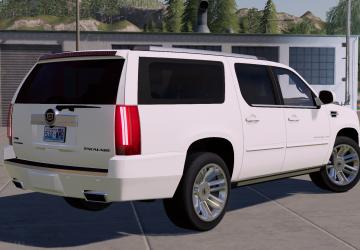 Cadillac Escalade version 1.1.0.0 for Farming Simulator 2019 (v1.7.x)