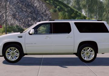Cadillac Escalade version 1.1.0.0 for Farming Simulator 2019 (v1.7.x)