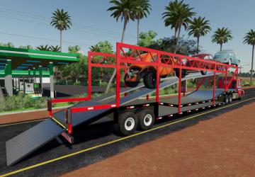 Car Transport Trailer version 1.0.0.1 for Farming Simulator 2019