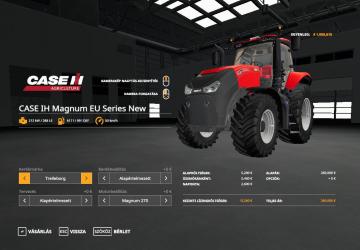 Case IH Magnum 2020 EU Series version 1.0 for Farming Simulator 2019 (v1.5.1.0)