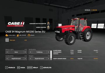 CASE IH Magnum MX200 Series EU version 1.0 for Farming Simulator 2019 (v1.5.1.0)