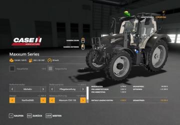 CASE Maxxum 145 CVX version 1.0 for Farming Simulator 2019 (v1.3.0.1)
