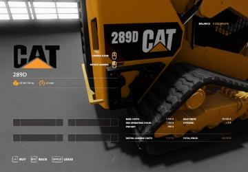 CAT 289D version 1.0.0.0 for Farming Simulator 2019