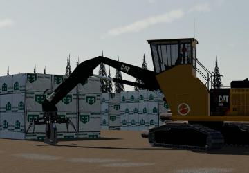 Cat 548 ButtNtop version 1.0 for Farming Simulator 2019 (v1.5.1.0)