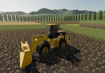 CAT 966G Loader version 1.0.0.0 for Farming Simulator 2019 (v1.7.x)