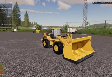 Cat 980K Coal Bucket version 1.0 for Farming Simulator 2019 (v1.5.1.0)