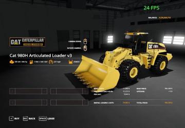 Cat Front Loader version 1.0 for Farming Simulator 2019