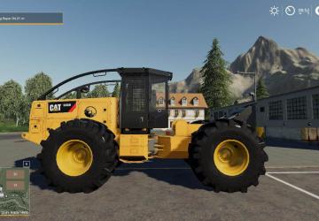 Caterpillar 535D Winch Skidder version 1.0 for Farming Simulator 2019 (v1.5.x)