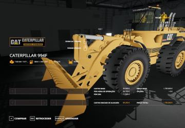 Caterpillar 994F version 0.1 for Farming Simulator 2019 (v1.5.х)