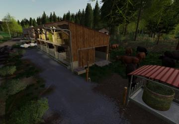 Cattle Barn With Strawstage version 1.0.0.0 for Farming Simulator 2019 (v1.7.x)