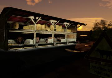 Cattle Barn With Strawstage version 1.0.0.0 for Farming Simulator 2019 (v1.7.x)