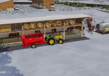 Cattle Barn With Strawstage version 1.0.0.0 for Farming Simulator 2019 (v1.7.x)
