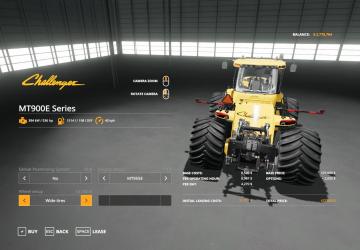 Challenger MT900E version 1.0.0.0 for Farming Simulator 2019