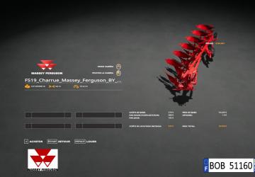 CHARRUE MASSEY FERGUSON BY BOB51160 version 1.0.0.1 for Farming Simulator 2019 (v1.3.0.1)