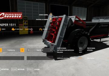 Chevance Sniper 1511 version 1.0.0.1 for Farming Simulator 2019 (v1.5.х)
