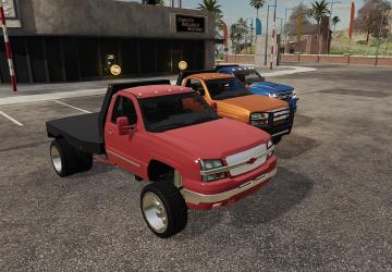 Chevy 3500 Flatbed version 1.0.0.0 for Farming Simulator 2019 (v1.5.x)