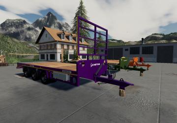 Chieftain Tri Axle Low Loader version 1.0.0.0 for Farming Simulator 2019 (v1.4.x)
