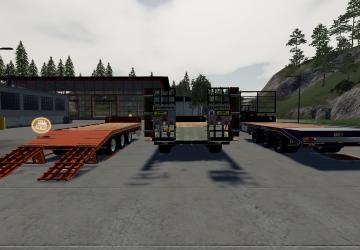 Chieftain Tri Axle Low Loader version 1.0.0.0 for Farming Simulator 2019 (v1.4.x)