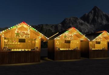 Christmas Market Ginger Bread version 1.0.0.0 for Farming Simulator 2019 (v1.7.x)
