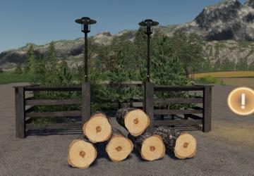 Christmas Market Trees version 1.0.0.0 for Farming Simulator 2019 (v1.7.x)