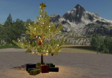 Christmas Market Trees version 1.0.0.0 for Farming Simulator 2019 (v1.7.x)