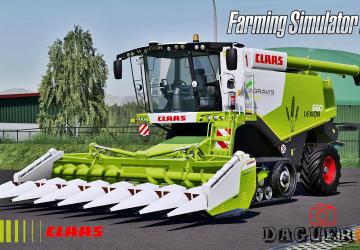 Claas Lexion 600 Series version 21.08.21 for Farming Simulator 2019 (v1.7x)