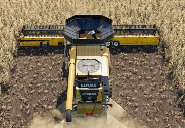 Claas Lexion 780 Combine (US & Canada Version) v1.0.0.0 for Farming Simulator 2019 (v1.4х)