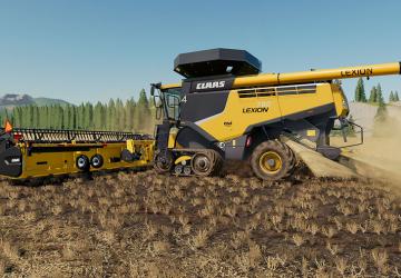 Claas Lexion 780 Combine (US & Canada Version) v1.0.0.0 for Farming Simulator 2019 (v1.4х)