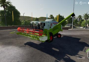 Claas Mega 360 version 1.3 for Farming Simulator 2019 (v1.7.x)