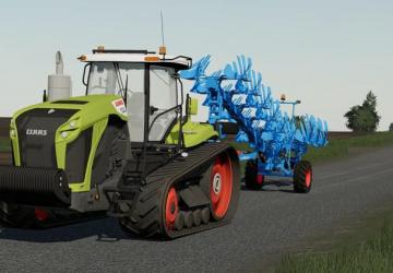 Claas Xerion with tracks version 1.0.0.0 for Farming Simulator 2019 (v1.5.х)