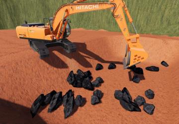 Coal Rock Pack version 1.0 for Farming Simulator 2019 (v1.5.1.0)