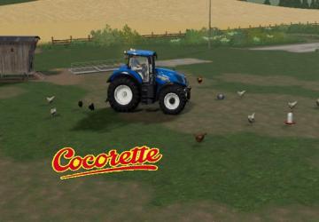 Cocorette Liberty Chicken version 1.5 for Farming Simulator 2019 (v1.6.0.0)