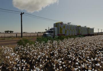 Collier Miller Cotton-Trailer version 1.0.0.0 for Farming Simulator 2019 (v1.7.x)