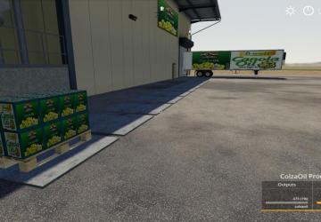 Colza Oil Production version 1.0.0.0 for Farming Simulator 2019 (v1.4х)