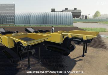 Concasseur Komatsu 380 JG version 1.0 for Farming Simulator 2019 (v1.5.1.0)