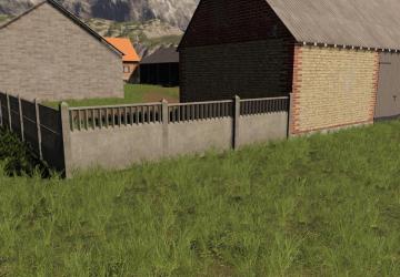 Concrete And Brick Fences Pack version 1.0.0.0 for Farming Simulator 2019