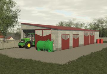 Concrete Block Garage version 1.0.0.0 for Farming Simulator 2019