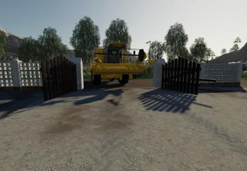 Concrete Brick Fence Pack version 1.2.0.0 for Farming Simulator 2019