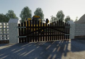 Concrete Brick Fence Pack version 1.2.0.0 for Farming Simulator 2019
