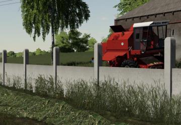 Concrete Fences version 1.0 for Farming Simulator 2019