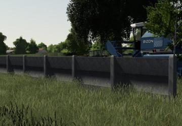 Concrete Fences version 1.0 for Farming Simulator 2019