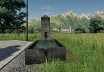 Concrete Fountain version 1.0.1.0 for Farming Simulator 2019