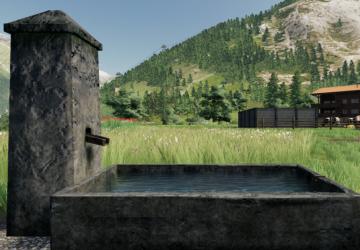 Concrete Fountain version 1.0.1.0 for Farming Simulator 2019