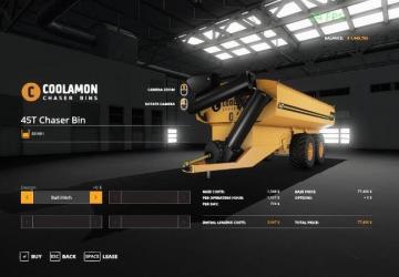 Coolamon Chaser Bins Pack version 1.0 for Farming Simulator 2019